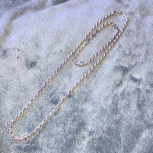 Sterling silver necklace with bracelet